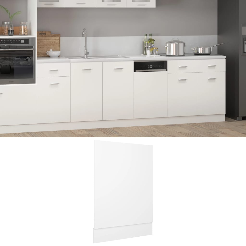 Dishwasher Panel Lyon White 45x3x67 cm Engineered Wood