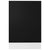 Dishwasher Panel Black 45x3x67 cm Engineered Wood