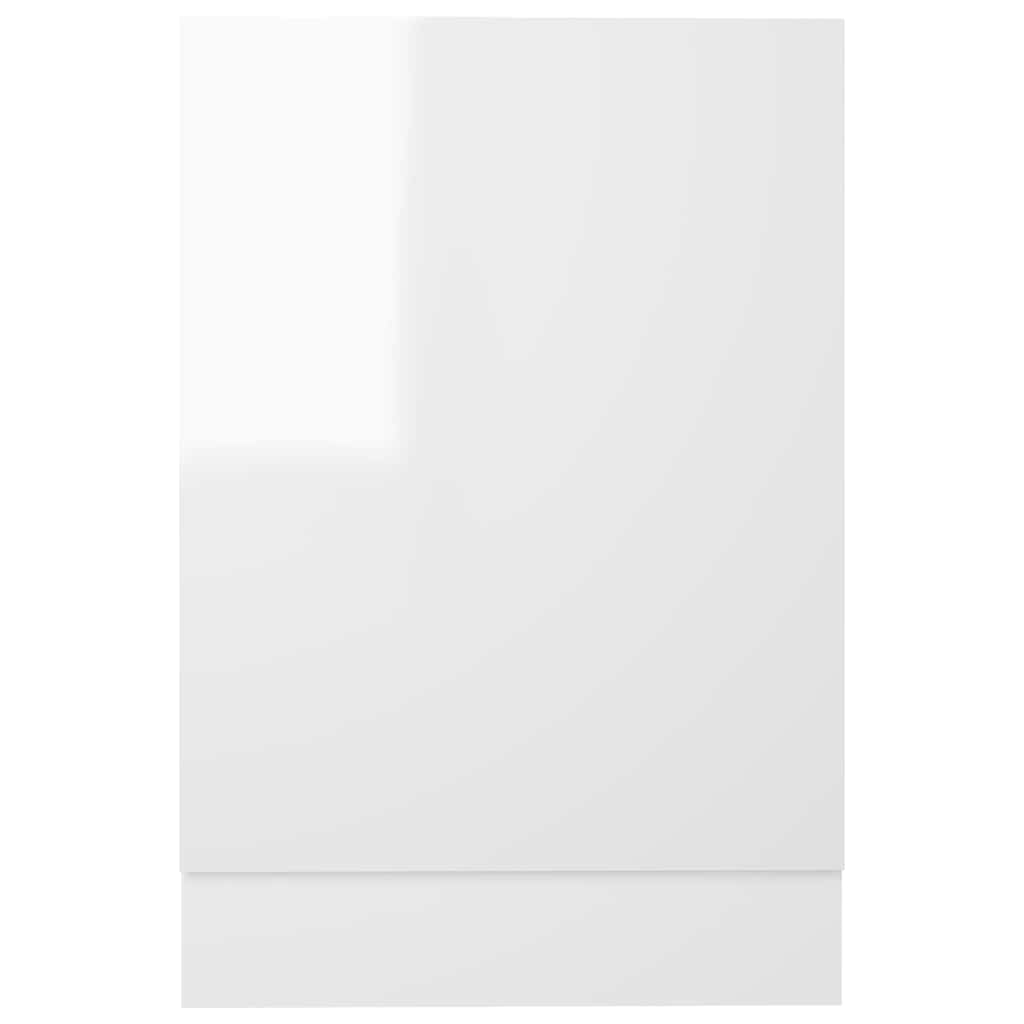 Dishwasher Panel Lyon High Gloss White 45x3x67 cm Engineered Wood