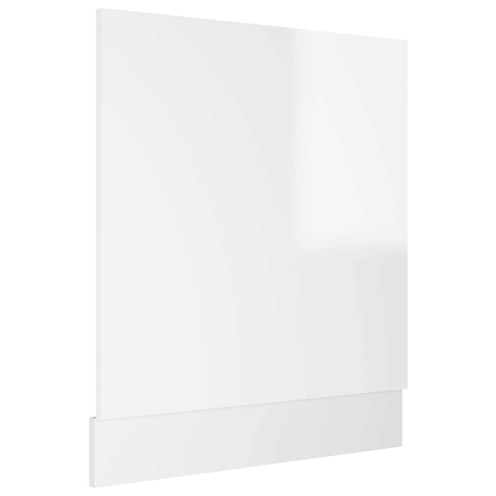 Dishwasher Panel Lyon High Gloss White 59.5x3x67 cm Engineered Wood