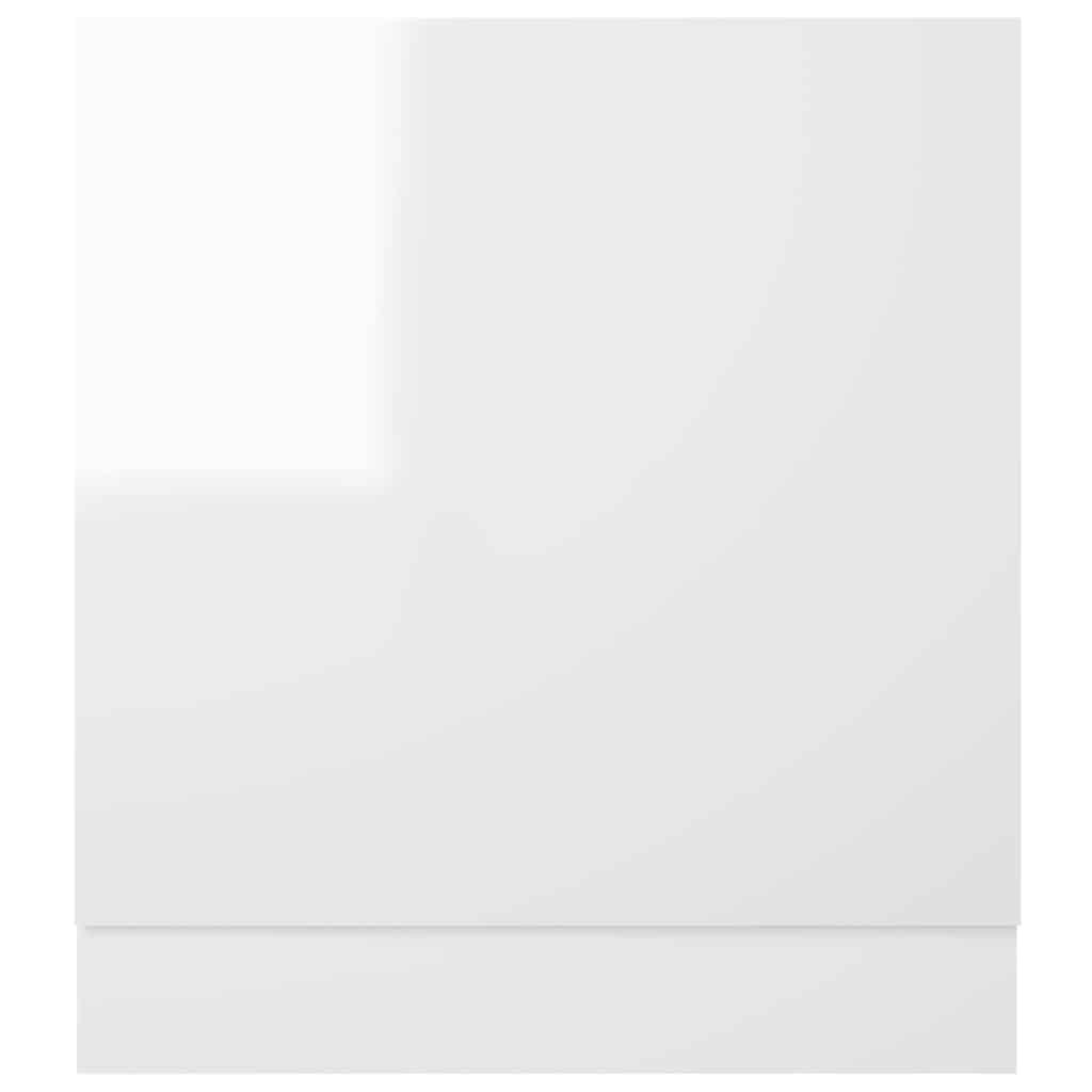 Dishwasher Panel Lyon High Gloss White 59.5x3x67 cm Engineered Wood