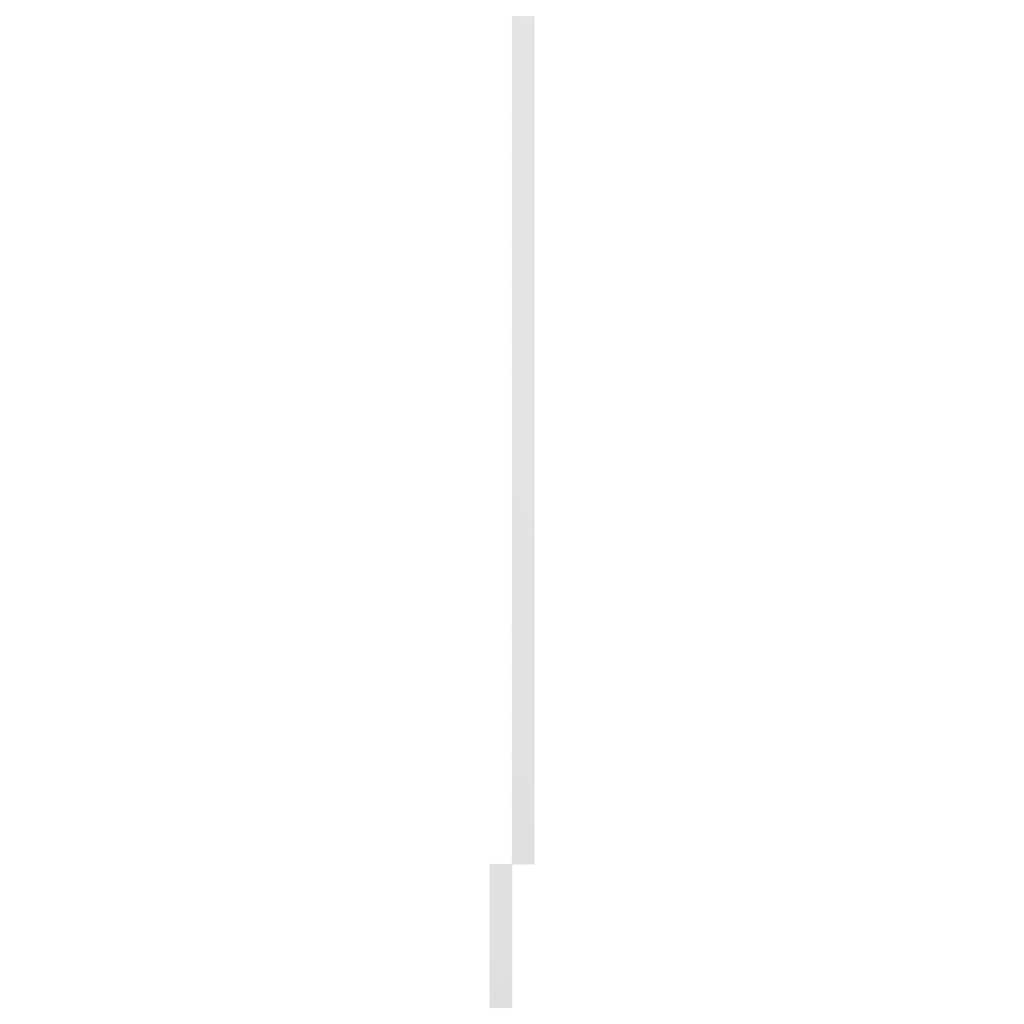 Dishwasher Panel Lyon High Gloss White 59.5x3x67 cm Engineered Wood