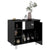 Bathroom Cabinet High Gloss Black 60x32x53.5 cm Engineered Wood