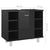 Bathroom Cabinet High Gloss Black 60x32x53.5 cm Engineered Wood