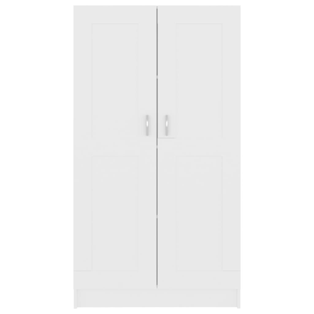 Book Cabinet White 82.5x30.5x150 cm Engineered Wood