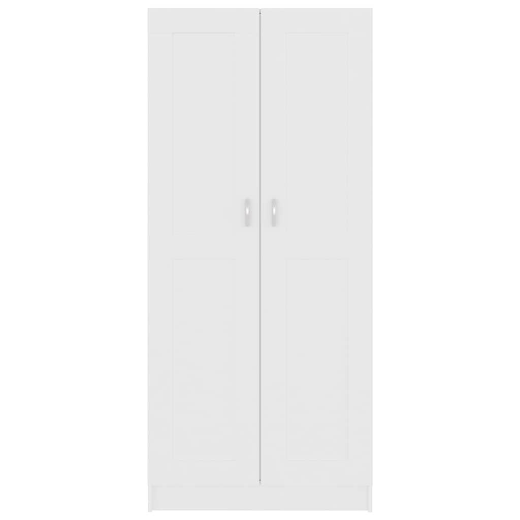 Book Cabinet White 82.5x30.5x185.5 cm Engineered Wood