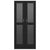 Vitrine Cabinet Black 82.5x30.5x185.5 cm Engineered Wood