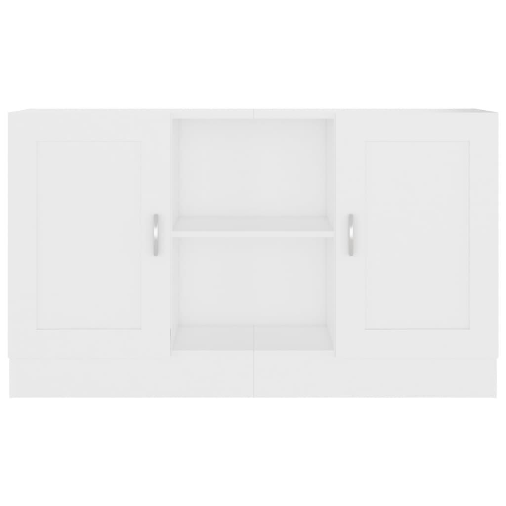 Sideboard White 120x30.5x70 cm Engineered Wood