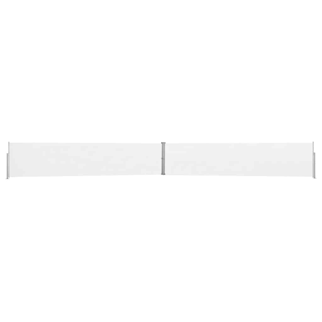 Patio Retractable Side Awning 140x1200 cm Cream