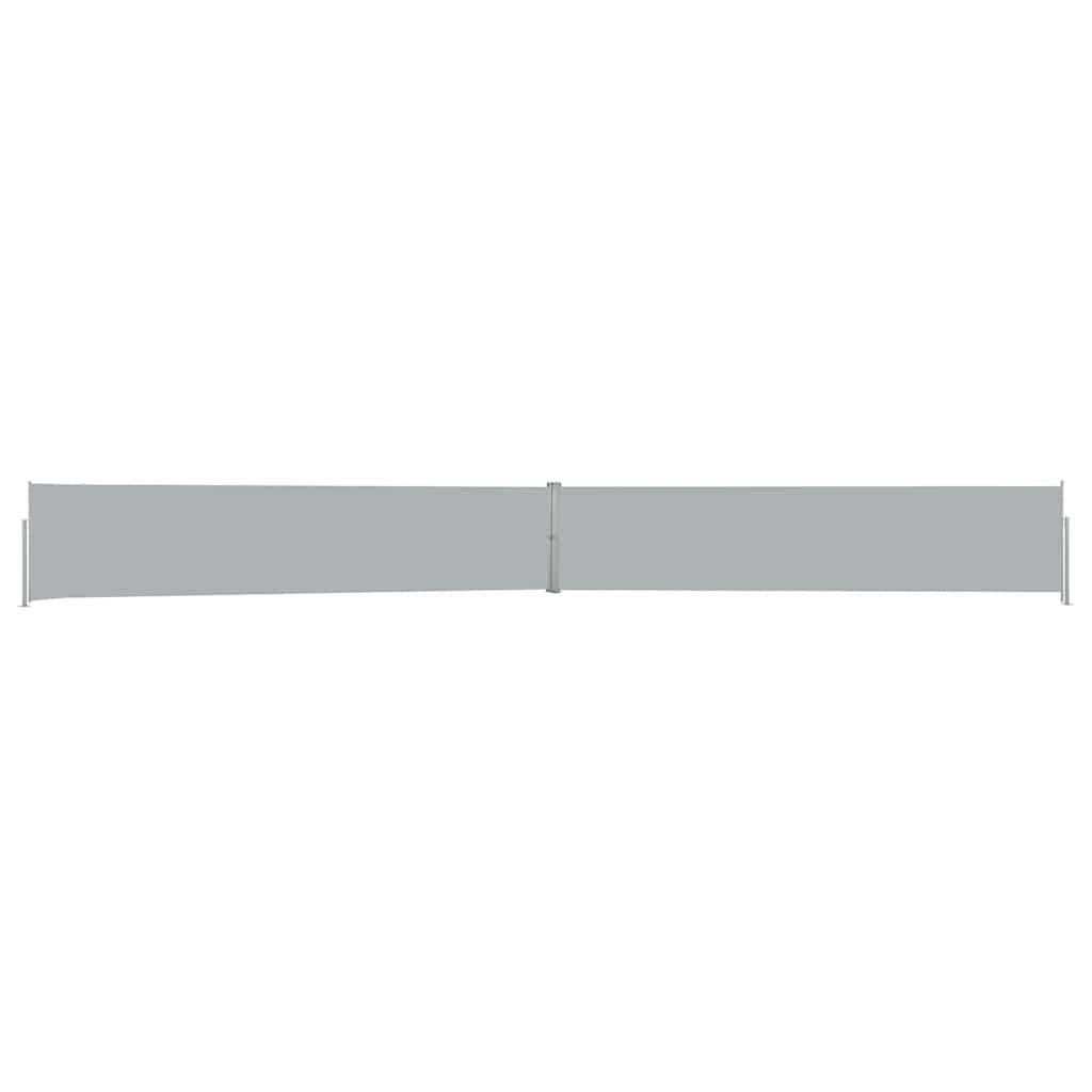 Patio Retractable Side Awning 140x1200 cm Anthracite