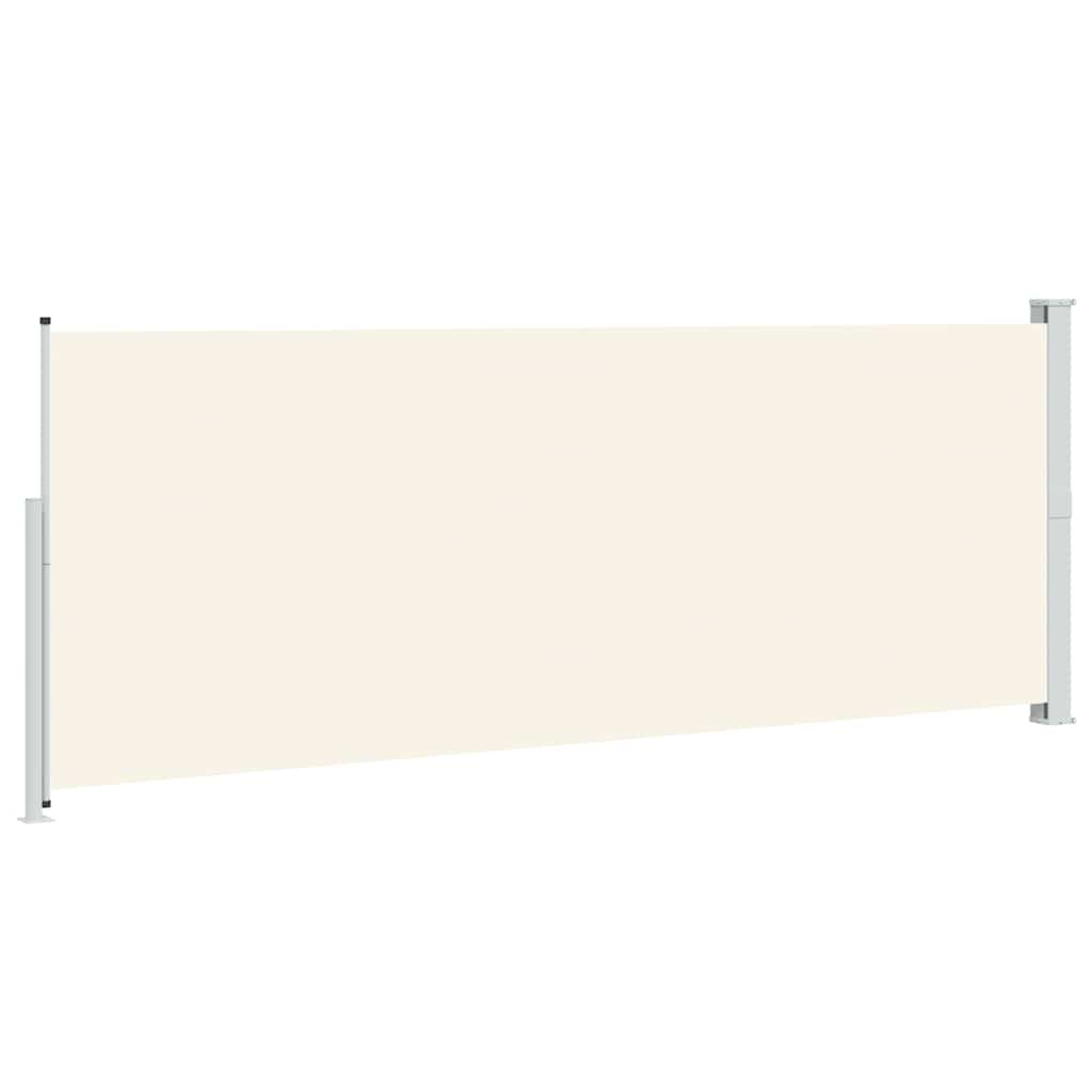 Patio Retractable Side Awning 180x500cm Cream