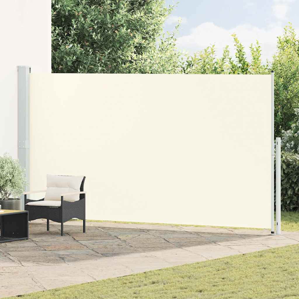 Patio Retractable Side Awning 200x500cm Cream