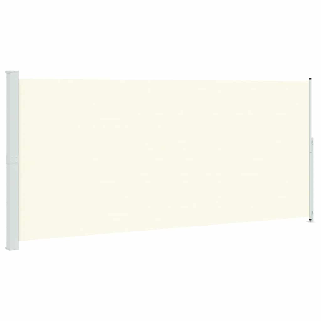 Patio Retractable Side Awning 220x500cm Cream