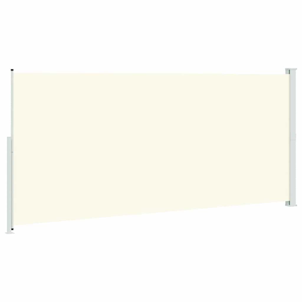 Patio Retractable Side Awning 220x500cm Cream