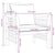 Sofa Chairs with Cream White Cushions 2 pcs Solid Wood Acacia