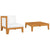 2 Piece Garden Lounge Set with Cushions Solid Acacia Wood