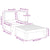 2 Piece Garden Lounge Set with Cushions Solid Acacia Wood