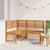Garden Corner Bench 140 cm Solid Acacia Wood