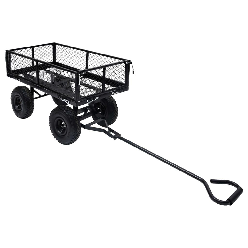 Garden Hand Trolley Black 250 kg