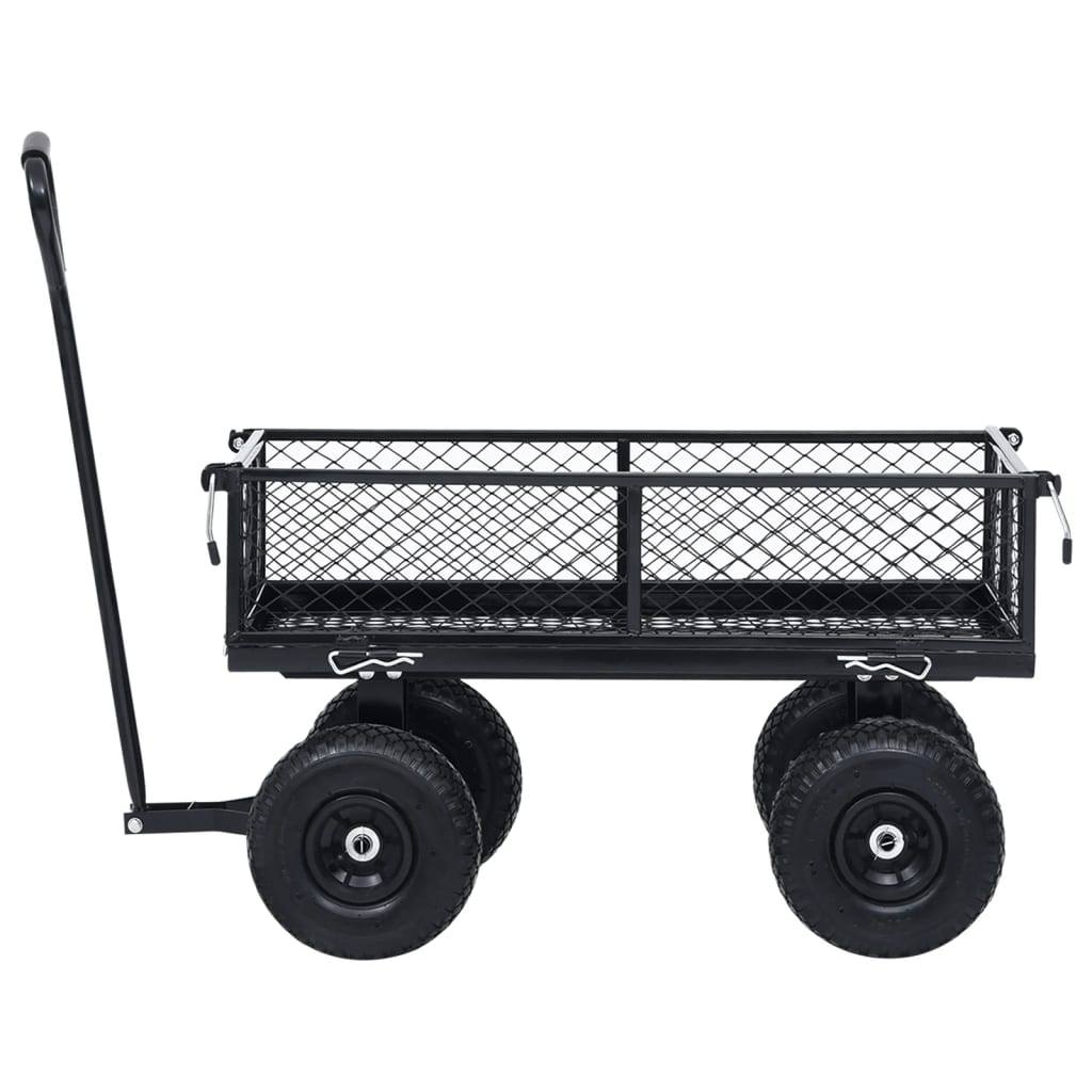 Garden Hand Trolley Black 250 kg