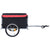 Bike Trailer Black and Red 65 kg