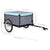 Bike Trailer Black and Blue 65 kg