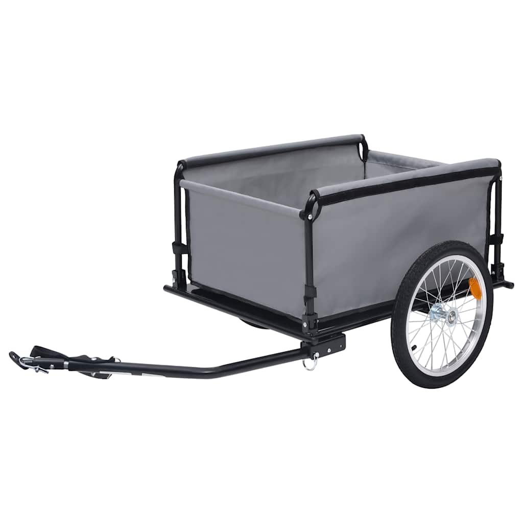 Bike Trailer Grey and Orange 65 kg