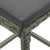 Bar Stools with Cushions 3 pcs Grey Poly Rattan