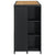 Bar Table with Storage Rack Black 120x60x110 cm Poly Rattan