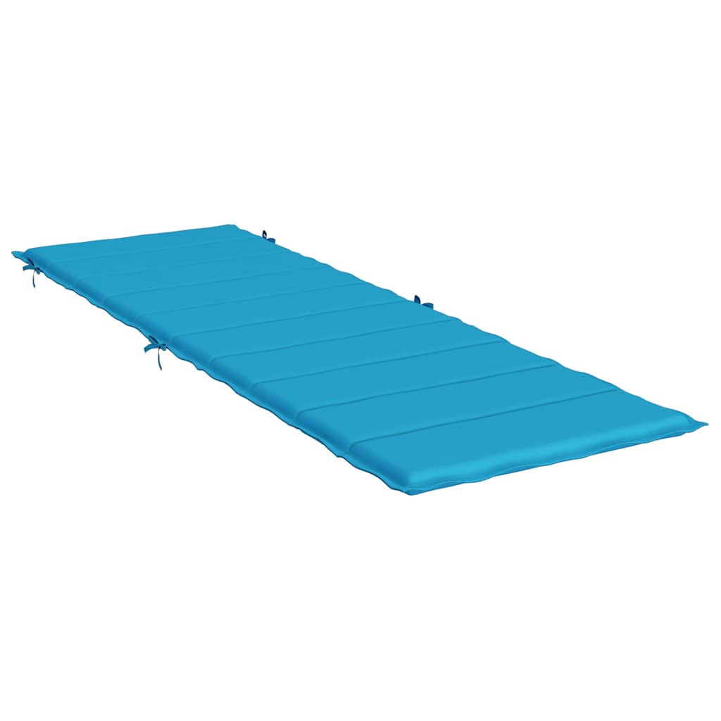 Sun Lounger Cushion Blue 186x58x4cm Oxford Fabric