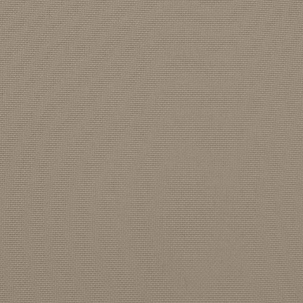 Sun Lounger Cushion Taupe 186x58x4cm Oxford Fabric