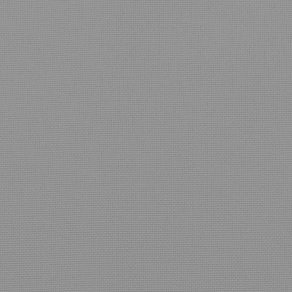 Sun Lounger Cushion Grey 200x50x3cm Oxford Fabric