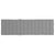 Sun Lounger Cushion Grey 200x60x3cm Oxford Fabric