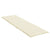 Sun Lounger Cushion Cream 200x70x3cm Oxford Fabric