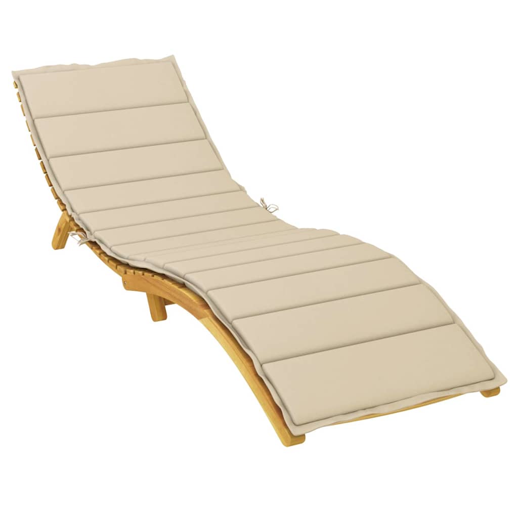 Sun lounger cushions Oxford fabric (100% polyester) Beige