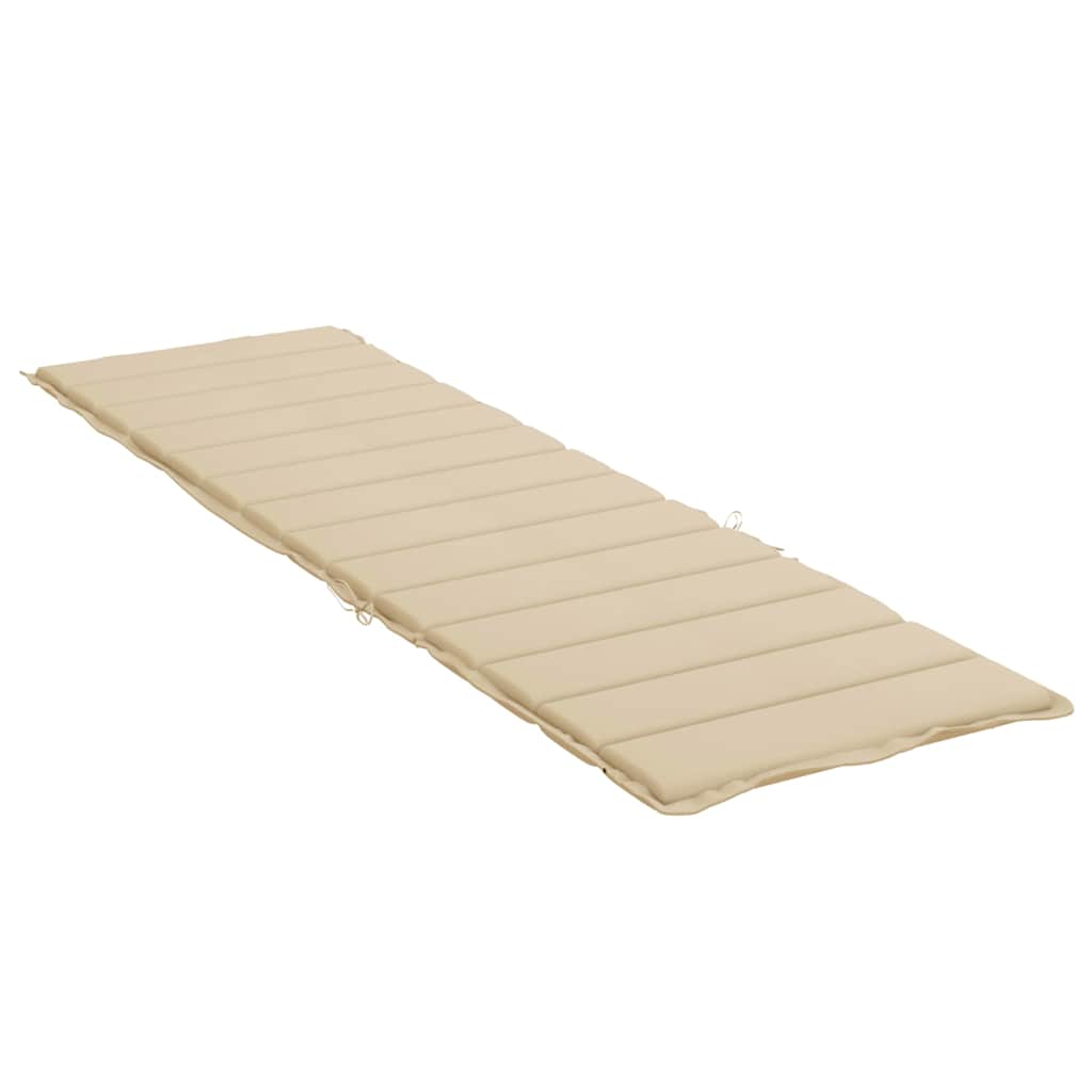 Sun lounger cushions Oxford fabric (100% polyester) Beige