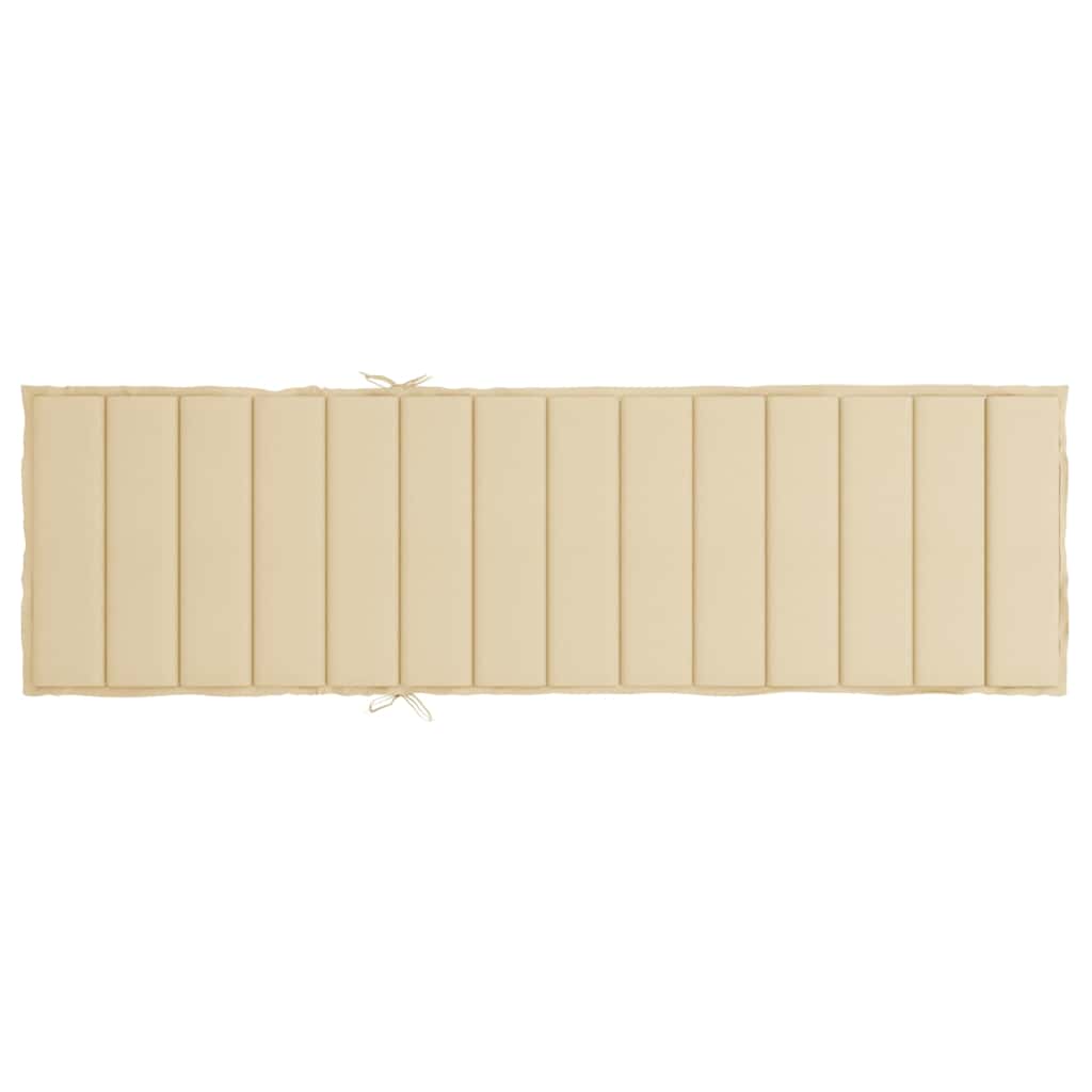 Sun lounger cushions Oxford fabric (100% polyester) Beige