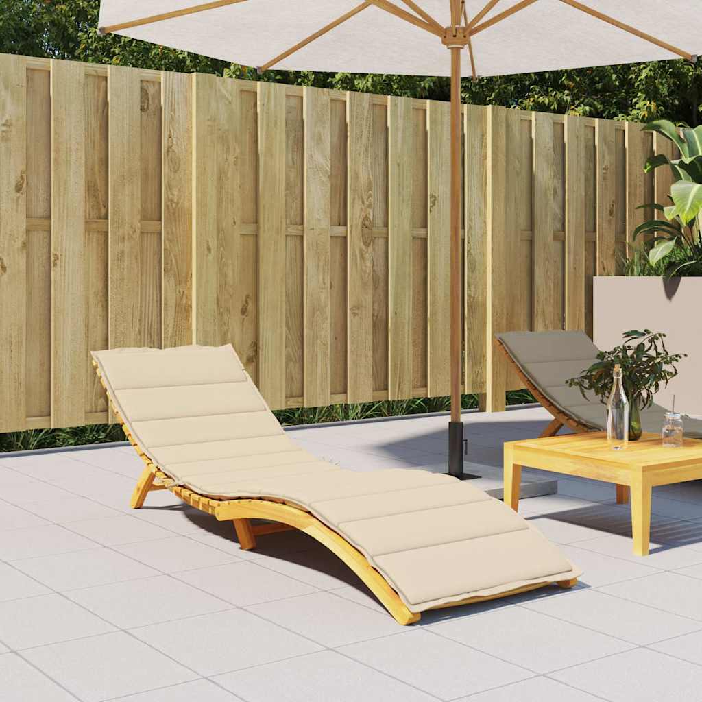 Sun lounger cushions Oxford fabric (100% polyester) Beige