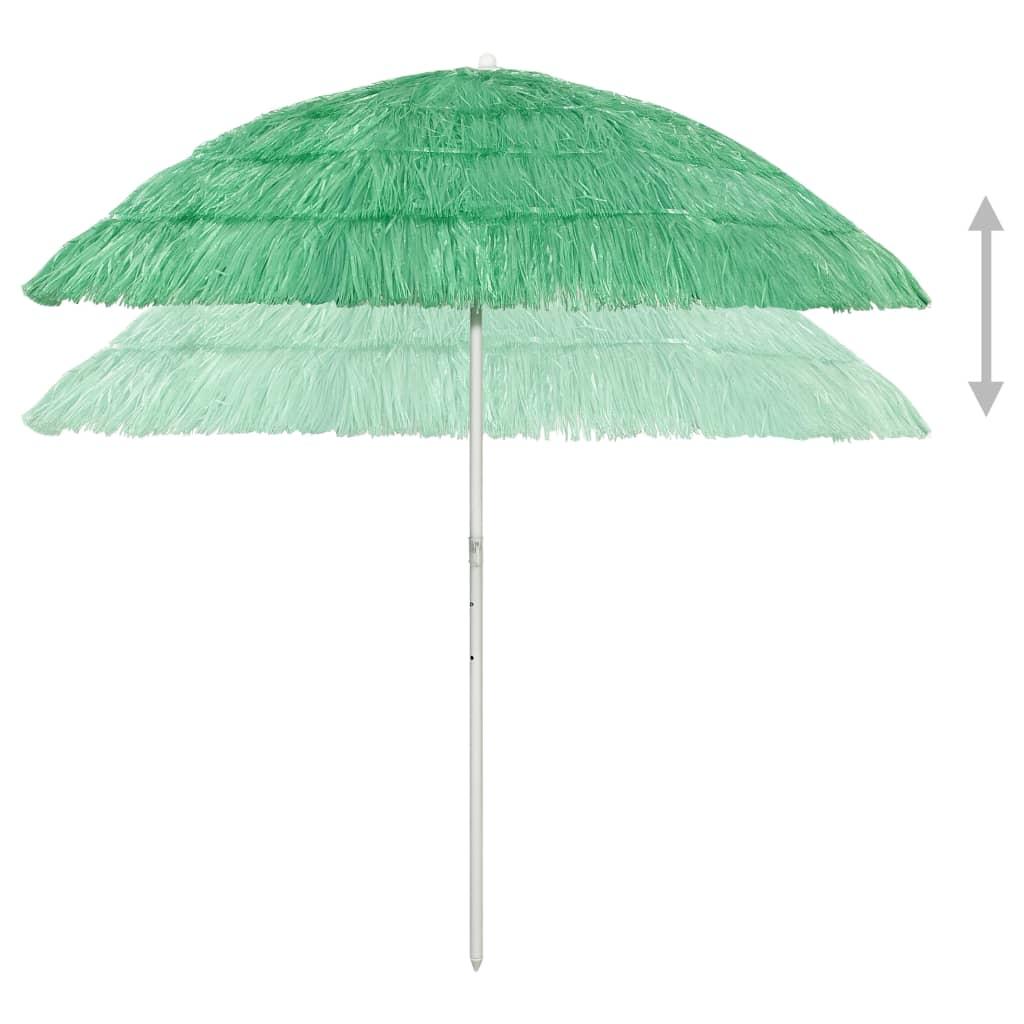 Hawaii Beach Parasol Green 240 cm