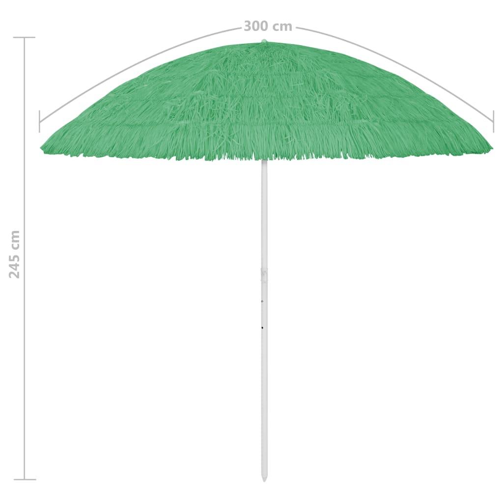 Hawaii Beach Parasol Green 300 cm