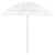 Hawaii Beach Parasol White 240 cm