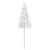 Hawaii Beach Parasol White 240 cm