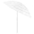 Hawaii Beach Parasol White 240 cm