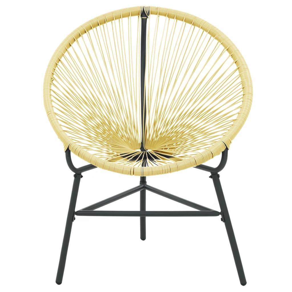 Garden Acapulco Chair Poly Rattan Beige