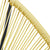 Outdoor Acapulco Chair Poly Rattan Beige