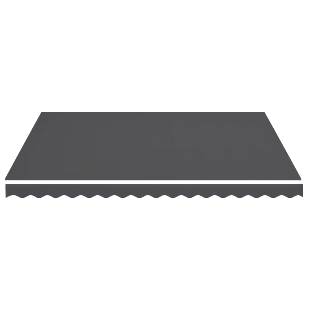 Awning Replacement Fabric Anthracite 4x3.5 m Polyester