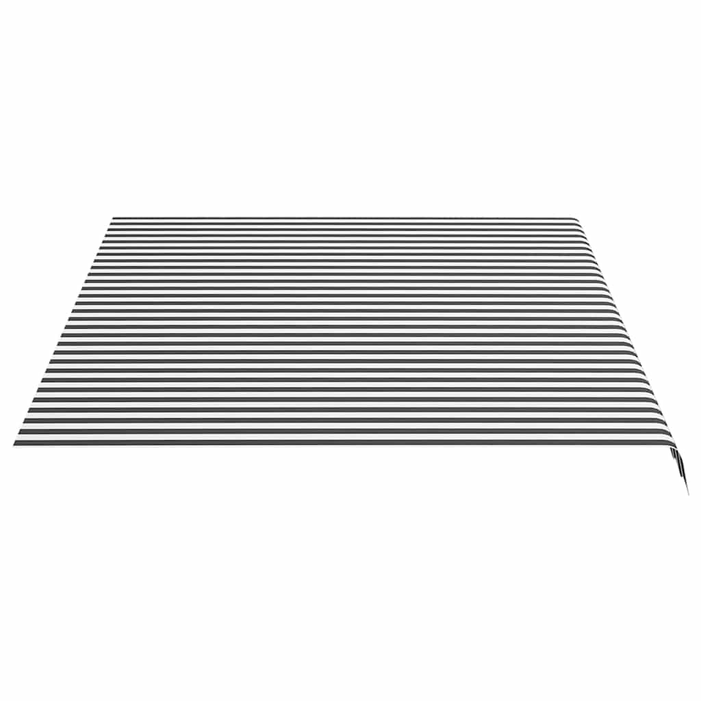 Awning Replacement Fabric Anthracite and White 400x300 cm Polyester