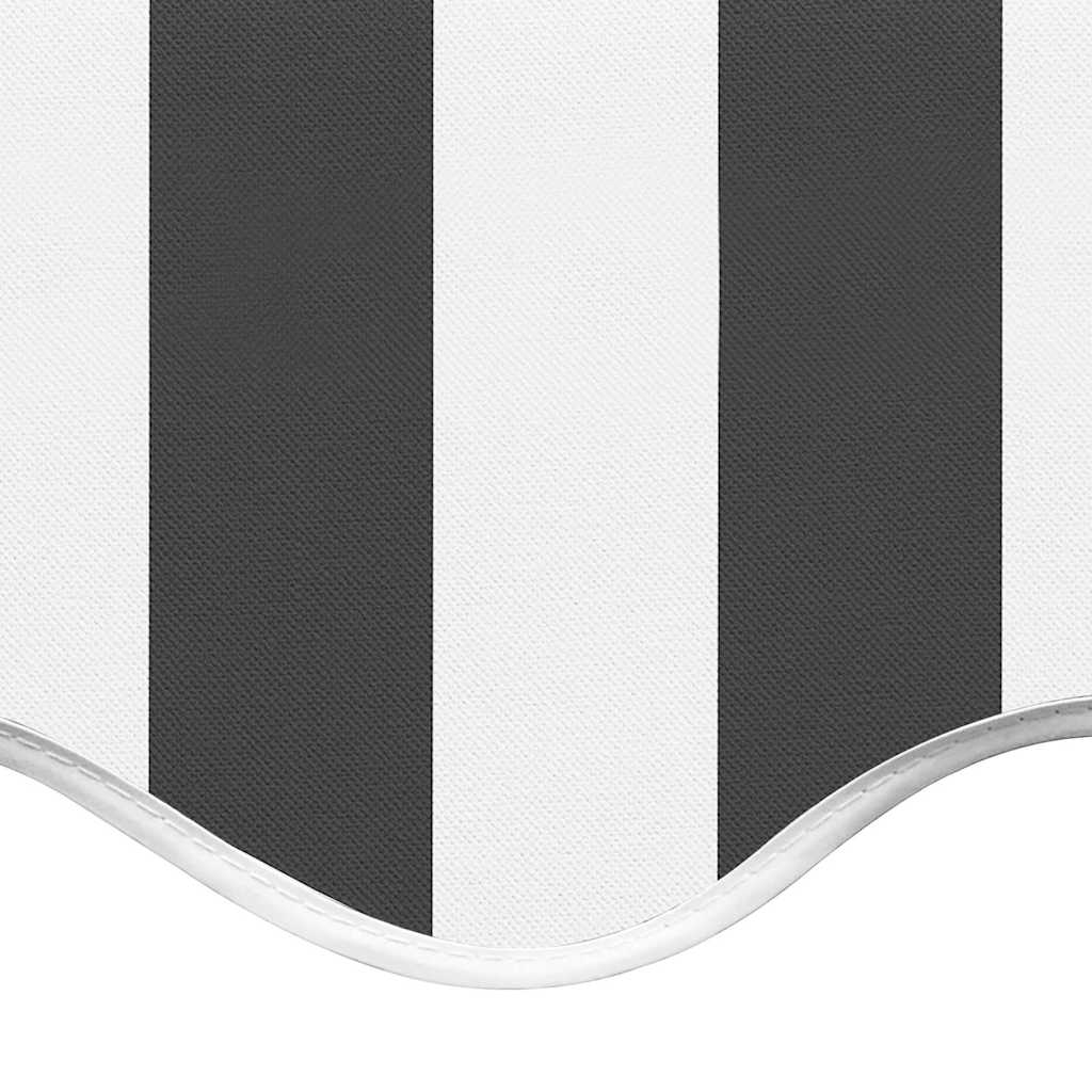 Awning Replacement Fabric Anthracite and White 400x300 cm Polyester