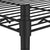 3-Tier Storage Rack 60x35x76 cm Black 150 kg