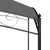 Gazebo 3x3x2.65 m Anthracite 180 g/m²